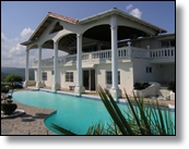stunning mountain and ocean view villa in Cofresi, Puerto Plata in Dominican Republic