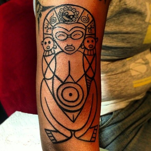 A Taino goddess tatoo
