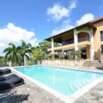 luxury villa pool with garden views in el choco Sosua